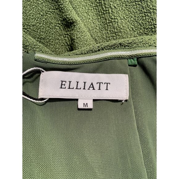 Elliatt 'Gloriosa' Green Polyester Dress Size M - NWT - Picture 4 of 5
